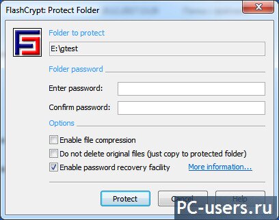 Flash Crypt - обзор программы для шифрования файлов и папок
